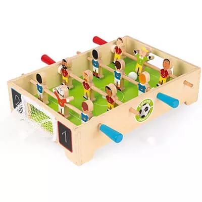 Mini futbolín de mesa